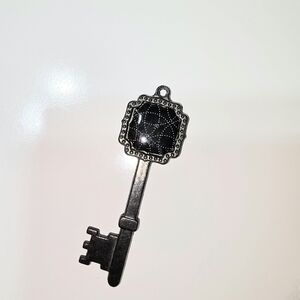 Black and Silver Key Pendant